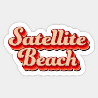 Satellite Beach Florida Surf Surfing Sticker